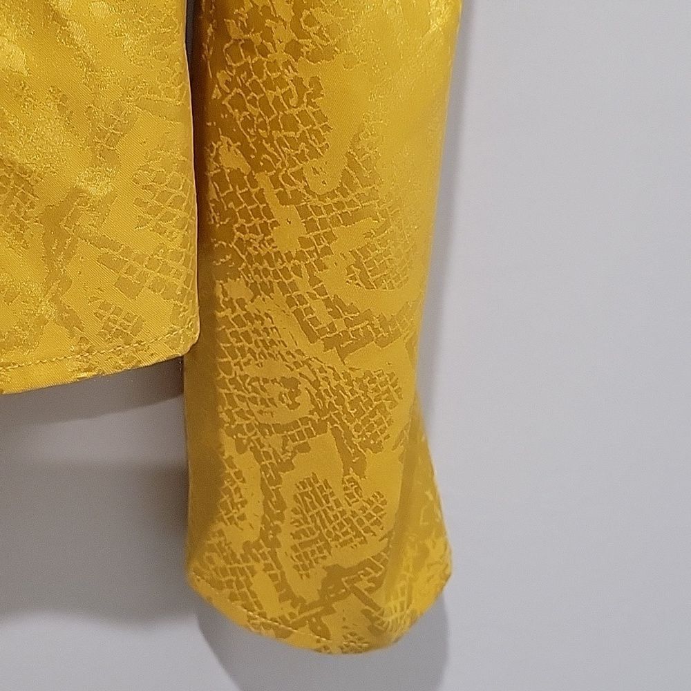 Gorgeous gold blouse sz 8 - Picture 6 of 11